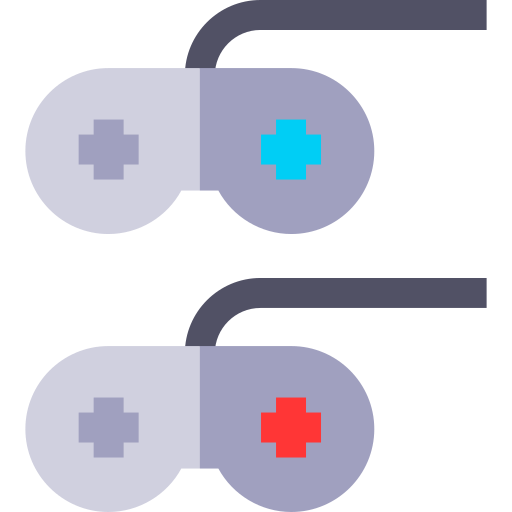 Game controller Basic Straight Flat icon