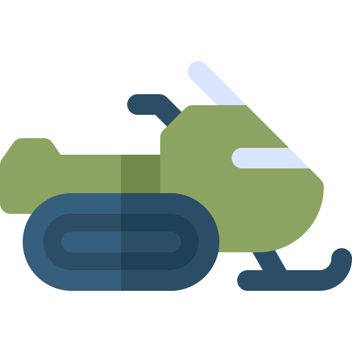 motonieve Basic Rounded Flat icono