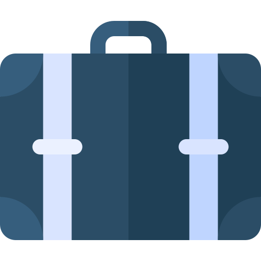 Travel bag Basic Rounded Flat icon
