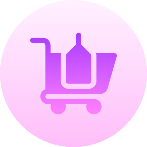 winkelmand Basic Gradient Circular icoon