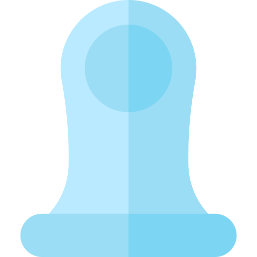 Żeńska prezerwatywa Basic Rounded Flat ikona