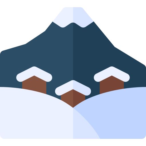 montagna Basic Rounded Flat icona