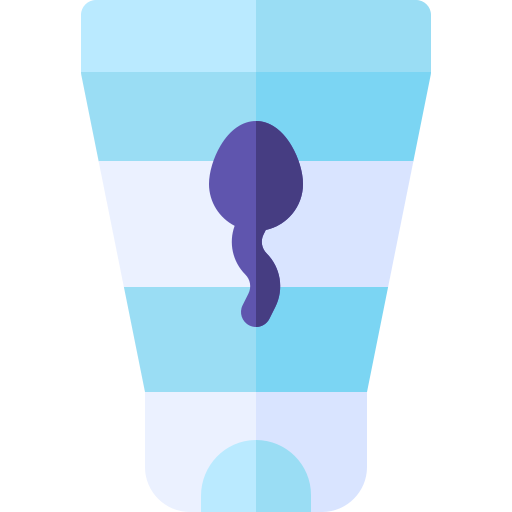 środek plemnikobójczy Basic Rounded Flat ikona