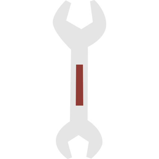 Double wrench Cartoon Flat icon