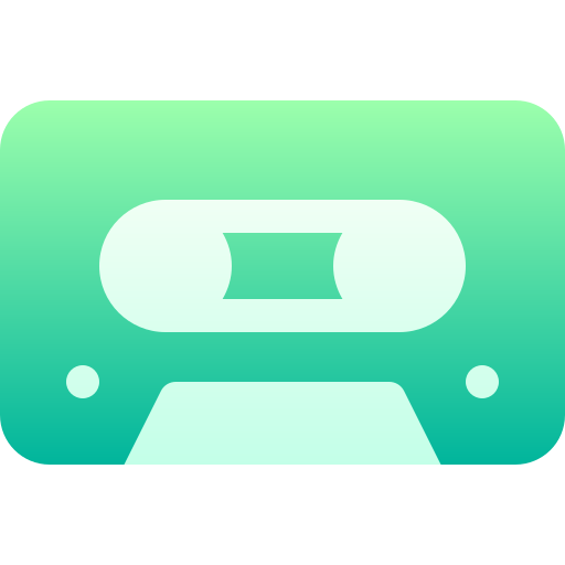 kaseta Basic Gradient Gradient ikona