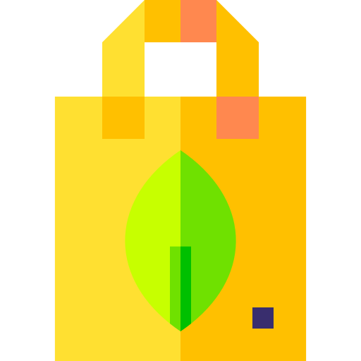 bolsa de reciclaje Basic Straight Flat icono
