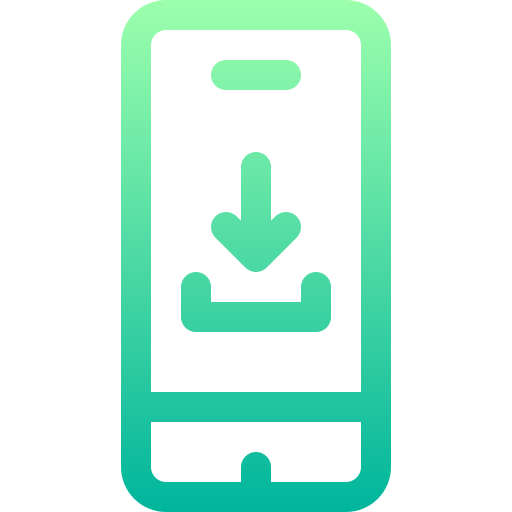 Смартфон Basic Gradient Lineal color иконка