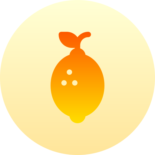 limón Basic Gradient Circular icono