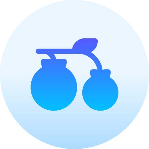 Blueberry Basic Gradient Circular icon