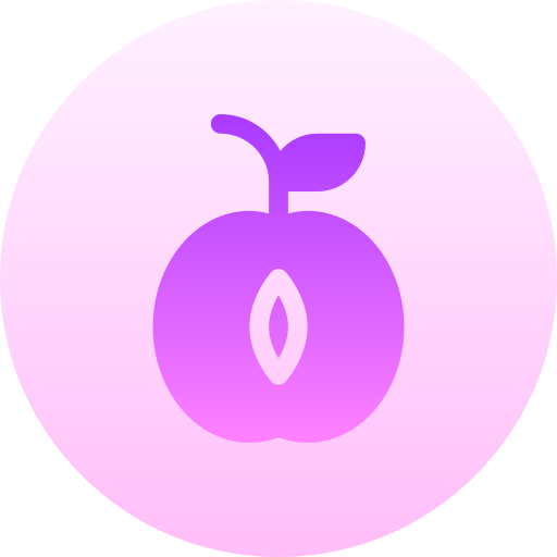 Apricot Basic Gradient Circular icon