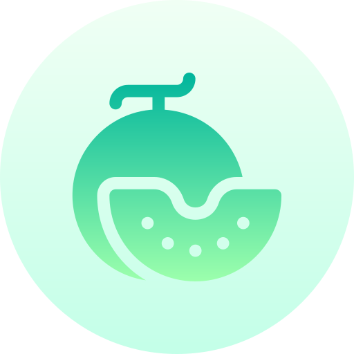 melón Basic Gradient Circular icono