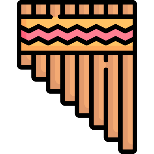 Pan flute Special Lineal color icon