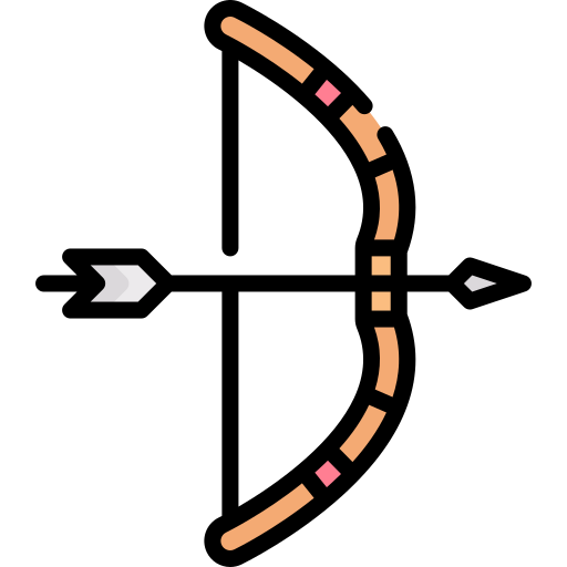 pfeil und bogen Special Lineal color icon