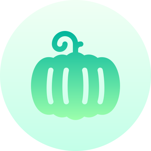 Pumpkin Basic Gradient Circular icon