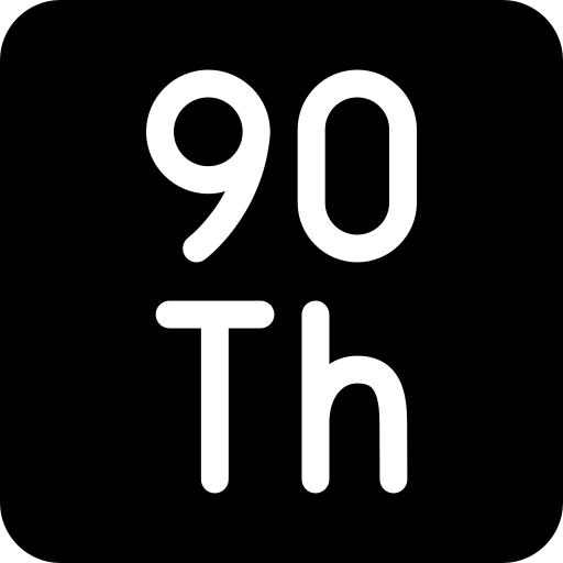 thorium Basic Rounded Filled icoon