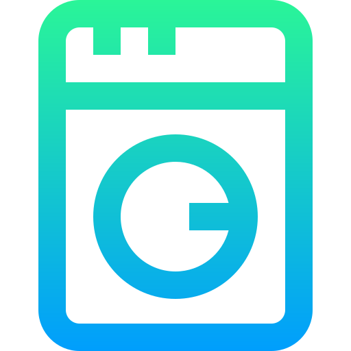세탁기 Super Basic Straight Gradient icon