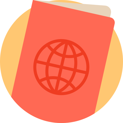 Passport Detailed Flat Circular Flat icon