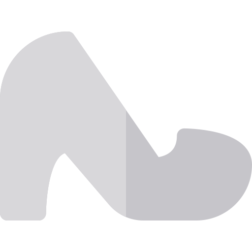 Высокие каблуки Basic Rounded Flat иконка