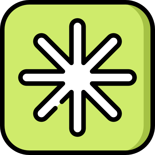 asterisco Special Lineal color icono
