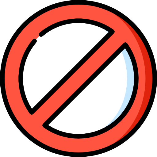 Forbidden Special Lineal color icon