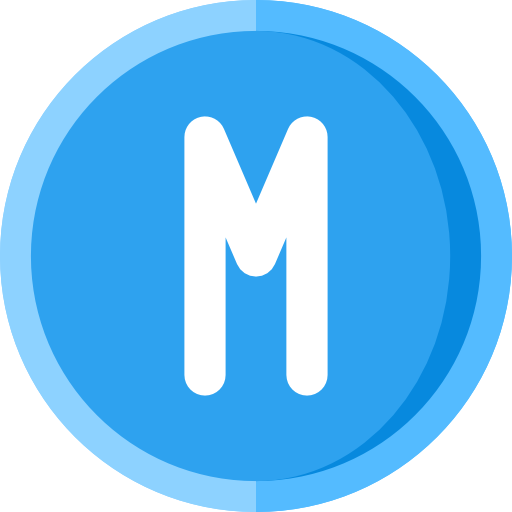 litera m Special Flat ikona