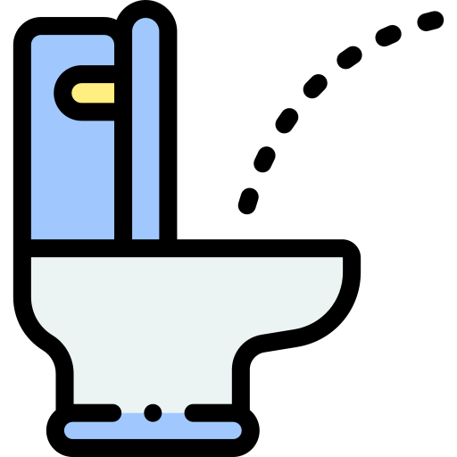 Urination Detailed Rounded Lineal color icon