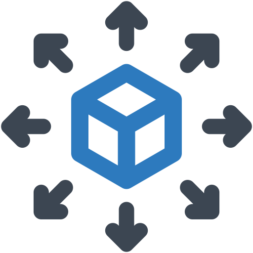 compartir datos Generic Blue icono