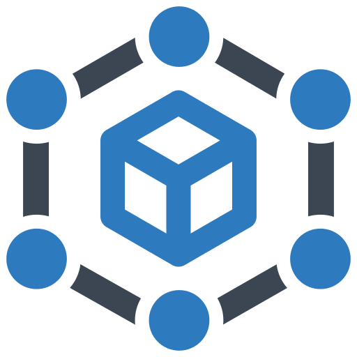 sieć danych Generic Blue ikona