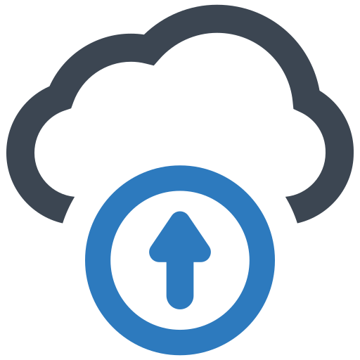 serwer w chmurze Generic Blue ikona