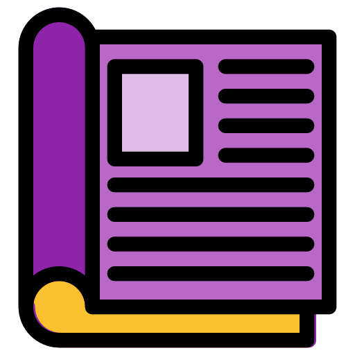 Magazine Generic Outline Color icon