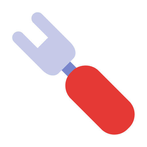 tenedor Generic Flat icono