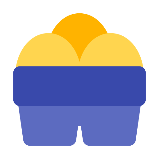 Egg carton Generic Flat icon