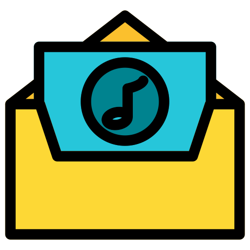 Audio message Generic Outline Color icon