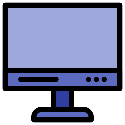 Monitor Generic Outline Color icon