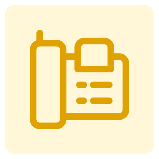 fax Generic Square icono