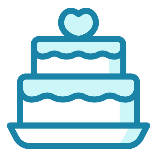 gâteau de mariage Generic Blue Icône