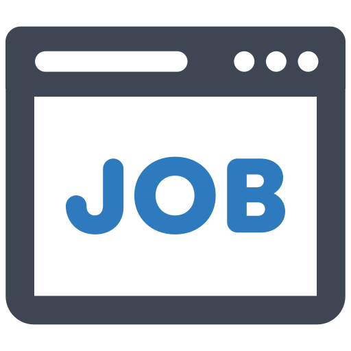 Job search Generic Blue icon