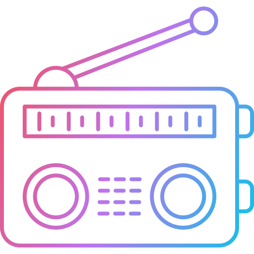 radio Generic Gradient icon