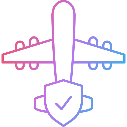 안전한 비행 Generic Gradient icon
