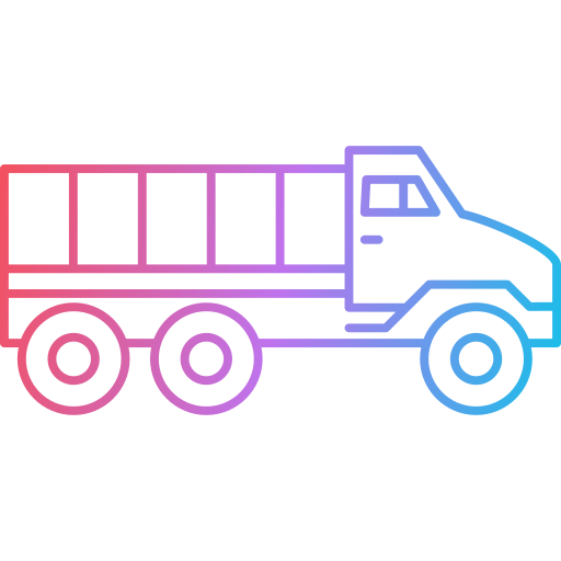 Военный грузовик Generic Gradient иконка