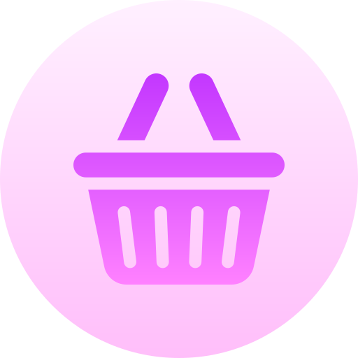 Shopping online Basic Gradient Circular icon