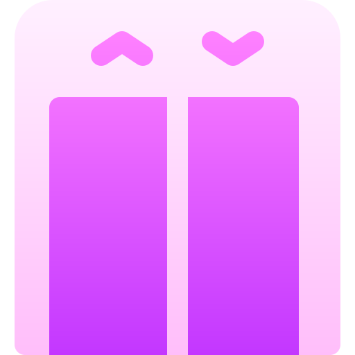 ascensore Basic Gradient Gradient icona