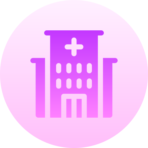 krankenhaus Basic Gradient Circular icon