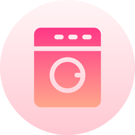 wasmachine Basic Gradient Circular icoon
