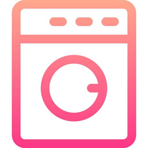 machine à laver Basic Gradient Lineal color Icône