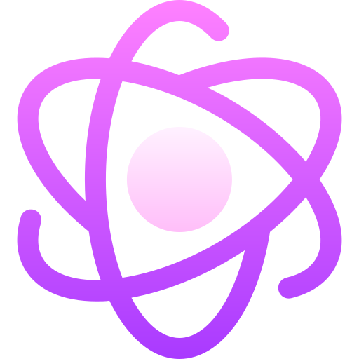 Atom Basic Gradient Gradient icon