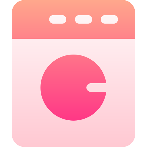 lavadora Basic Gradient Gradient icono