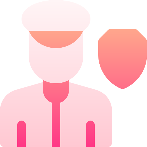 警察 Basic Gradient Gradient icon