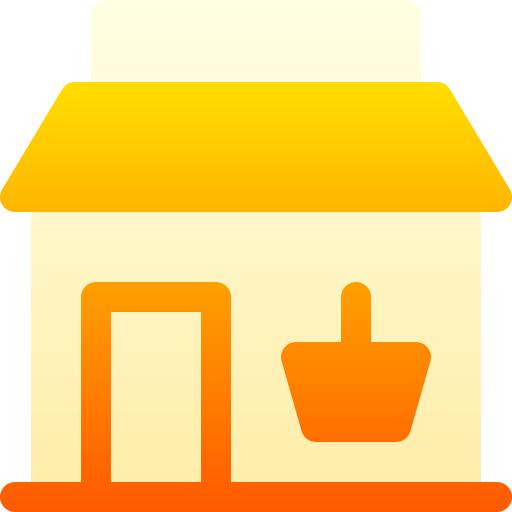 スーパーマーケット Basic Gradient Gradient icon