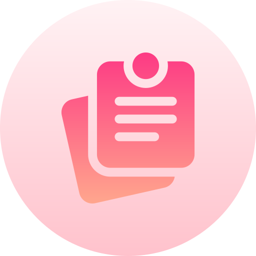 Sticky note Basic Gradient Circular icon